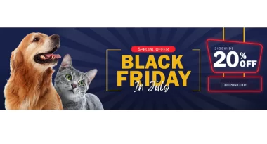 Black Friday Deals in July: Save 20% Sitewide + Free Shipping at CanadaPetCare.com!