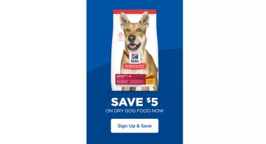 Save $5 on Hill's Dry Dog Food