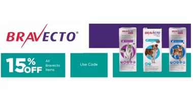 Save 15% on Bravecto Items – Vet-Recommended Protection for Your Pets!